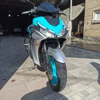 موتور آیروکس 150AX مدل 1404 آبی استارتی|موتورسیکلت|میاندوآب, |دیوار