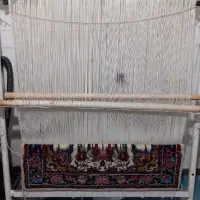 فرش با دار و نخ هاش