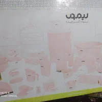 سرویس لیمون ۶۴پارچه|ظروف نگهدارنده، پلاستیکی، یک‌بارمصرف|کرج, حصارک پایین|دیوار