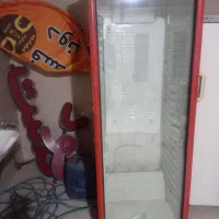 یخچال ایستاده و تابلو فست فود