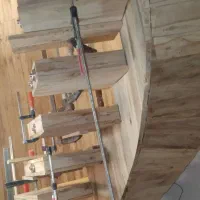 اجرای منصوبات چوبی به همراه رنگ کاری