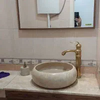 روشویی با رویه سنگ