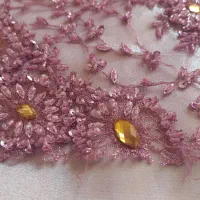 پارچه مجلسی سنگ دوزی شده|لباس|اصفهان, جلالیه|دیوار