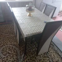 مبل ۷نفر جلو مبلی میزغذا خور