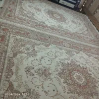 جفت فرش ۹ متری گل برجسته