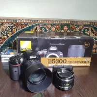 پک دوربین عکاسی nikon5300 همراه با دولنز
