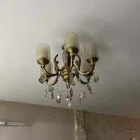 لوستر برنجی|لوستر و چراغ آویز|تهران, والفجر (افسریه)|دیوار