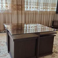 میز جلو مبلی بهمراه عسلی