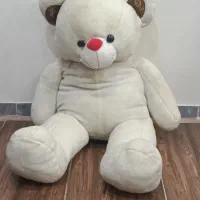عروسک خرس بزرگ سفید یک متر