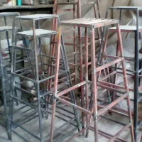 چهارپایه آهنی نوساز و ( ۲ متری و ۳ متری )|صندلی و نیمکت|قم, بیست متری ولیعصر|دیوار