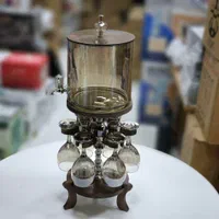 کلمن بار شیشه ای چرخشی ( شات دار و گیلاس دار)|ظروف سرو و پذیرایی|تبریز, |دیوار