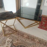 میز جلو مبلی ودوعدد عسلی