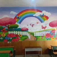 نقاشی مدارس|خدمات پیشه و مهارت|جهرم, |دیوار