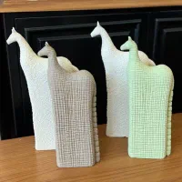 مجسمه تندیس ماکت اسب مینیاتوری جفتی کادو هدیه