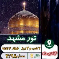 تور زیارتی مشهد