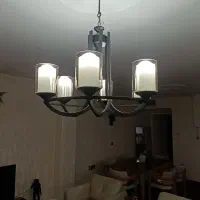 لوستر درحد نو مشکی مات ۶شعله