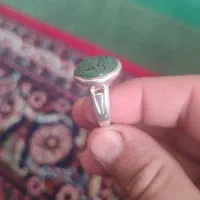 انگشتره نقره عقیق سبز|جواهرات|اسلام‌‌آباد غرب, |دیوار
