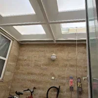 سقف پاسو حیاط خلوت تراس حبابی نورگیر پاسیو حیاط