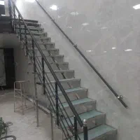 نرده و حفاظ استیل نرده استیل حفاظ استیل پله گرد|خدمات پیشه و مهارت|اندیشه, شهرک صدف|دیوار