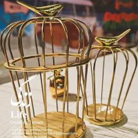 قفس دکوری پرنده دار