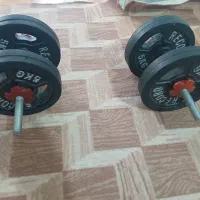 دوعدد دمبل ۱۰ کیلویی مجموعا ۲۰ کیلو مارک رکورد نوو