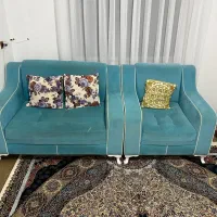 مبل راحتی فیروزه ای روشن|مبلمان خانگی و میز عسلی|محمودآباد, |دیوار