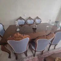 حراج دو دست مبل و میز ناهارخوری و کتابخانه|مبلمان خانگی و میز عسلی|تهران, پونک|دیوار