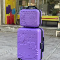 چمدان دوتکه Hello kitty نشکن|کیف، کفش، کمربند|یزد, |دیوار