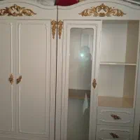 تخت نوجوان  و کمد نو|تخت و صندلی بچه|یزد, |دیوار