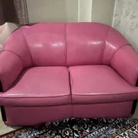 مبل چرم دونفره