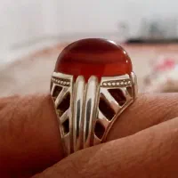 انگشتر عقیق کهنه یمنی