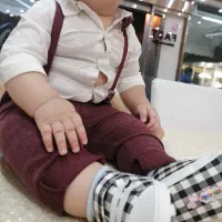 لباس  مجلسی سه تیکه با پاپیون وساس بند