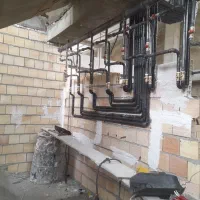 لوله کشی گاز آتش نشانی جابجایی داخلی خردهکاری