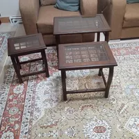 مبل راحتی ۳ نفره همراه با عسلی|مبلمان خانگی و میز عسلی|رشت, پل تالشان|دیوار