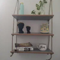 کتابخانه چوبی|کتابخانه، شلف، قفسههای دیواری|نجفآباد, گلدشت|دیوار