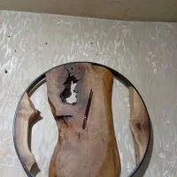 ساعت دیواری چوب گردو