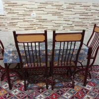 میز وصندلی ناهار خوری فلزی