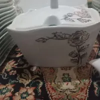 سرویس چینی ۱۸ نفره گل برجسته کامل|ظروف سرو و پذیرایی|مشهد, گرجی علیا|دیوار