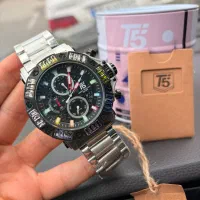 ساعت مردانه مارک T5 پلمپ هدیه بوده استفاده نشده