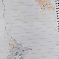 نقاشی دفتر املا