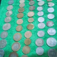 تعدادی انگشتر نقره و تیتانیم وسکه موجود|کلکسیون اشیاء عتیقه|ساری, |دیوار