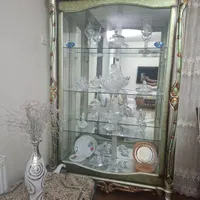 بوفه منبت کاری شده بزرگ کار سفارشی وچوب راش|بوفه، ویترین، کنسول|پرند, |دیوار