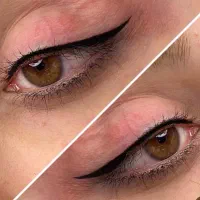 شیدینگ لب  تغییررنگ ابروی تیره به روشن اف