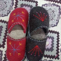 پاپوش نمدی سنتی|کیف، کفش، کمربند|گنبد کاووس, |دیوار