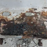 تعویض شاسی زنگ زده دستگاه تصفیه آب خانگی