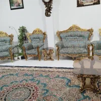 مبل استیل ۹ نفره در حد نو با ساخت سفارشی و محکم|مبلمان خانگی و میز عسلی|سبزوار, طبرسی (جعفرآباد)|دیوار