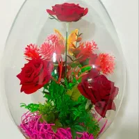 گل بزرگ داخل باکس|گل مصنوعی|مریوان, |دیوار