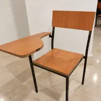 صندلی دانشجویی چوبی