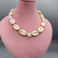 گردنبند و دستبند صدفی