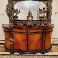 کنسول وایینه شمعدان وساعت